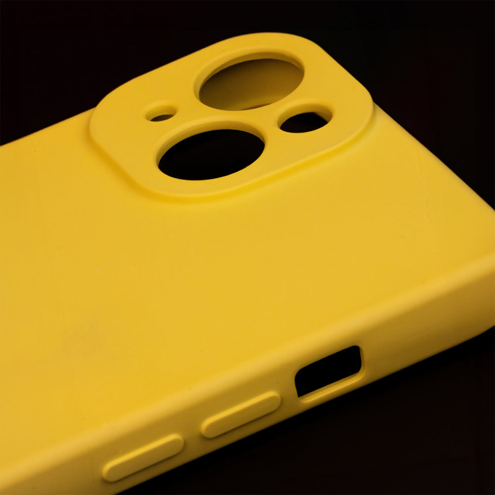 Silicon case for Xiaomi Redmi 13C 4G / Poco C65 yellow