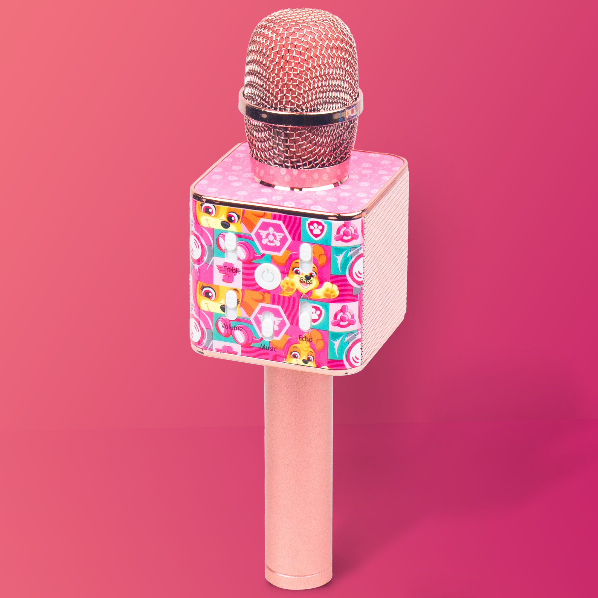 Paw Patrol karaoke microphone pink