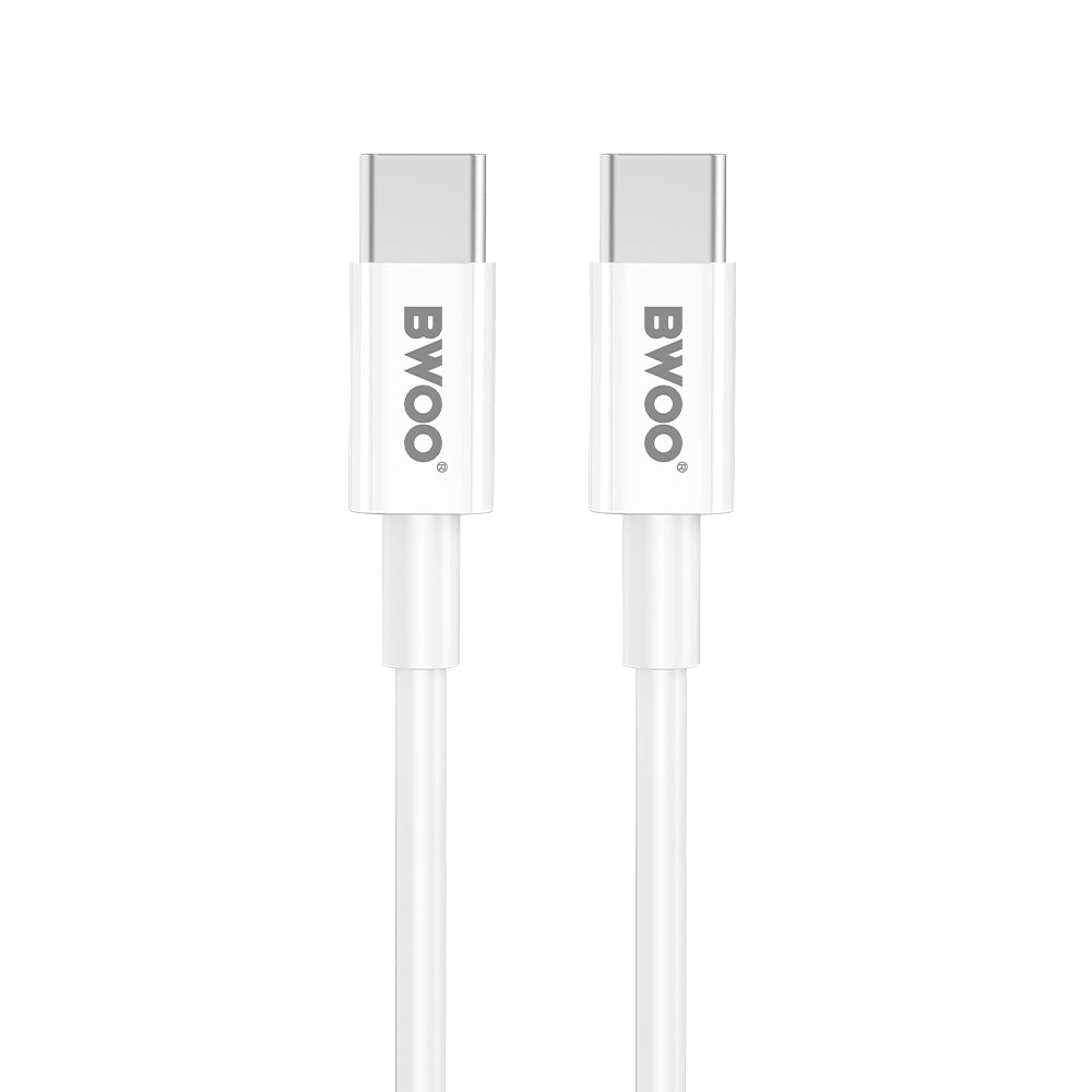 BWOO CDA159 PD wall charger 20W 1x USB-C port + USB-C white