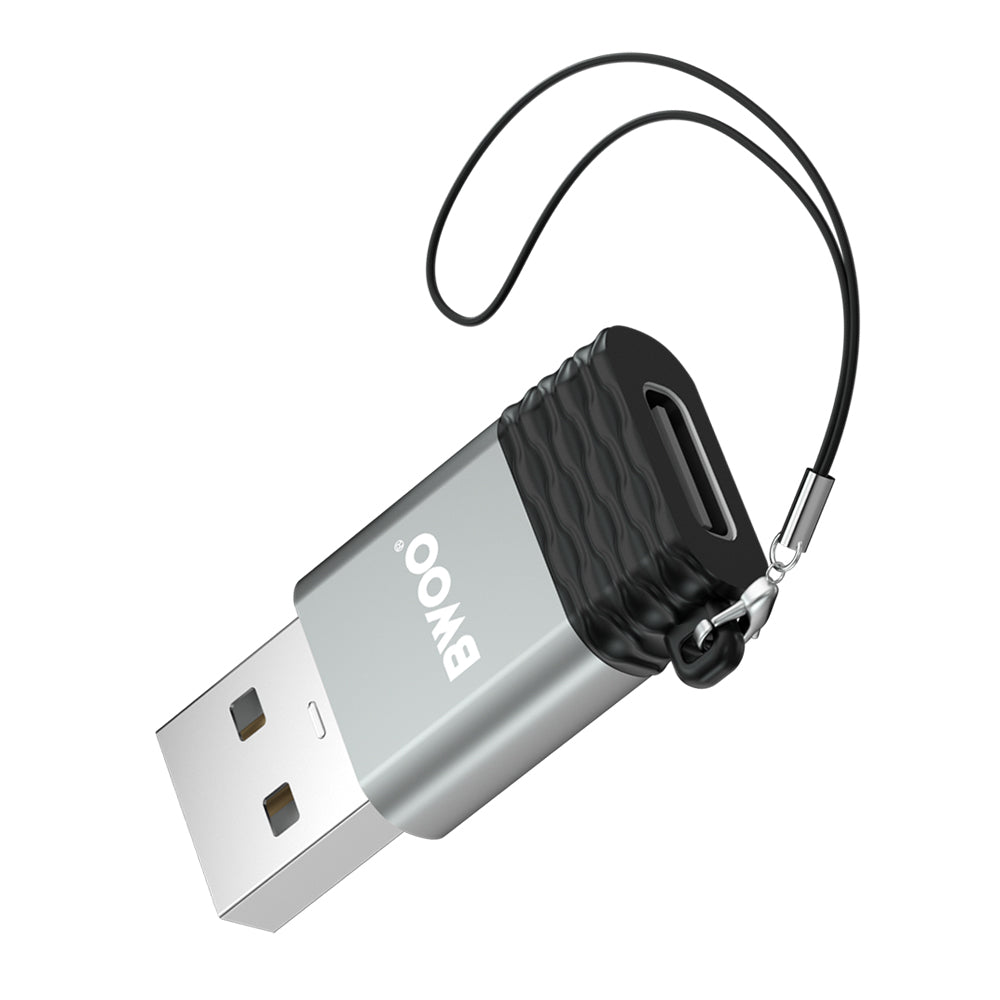 BWOO Adapter USB-C - USB Gray OTG BZ-38