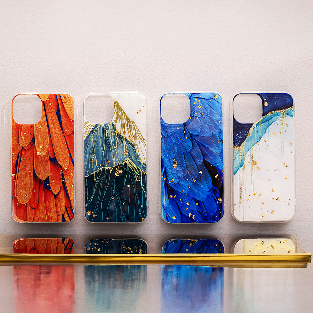 Gold Glam case for Samsung Galaxy A15 4G / A15 5G mountain