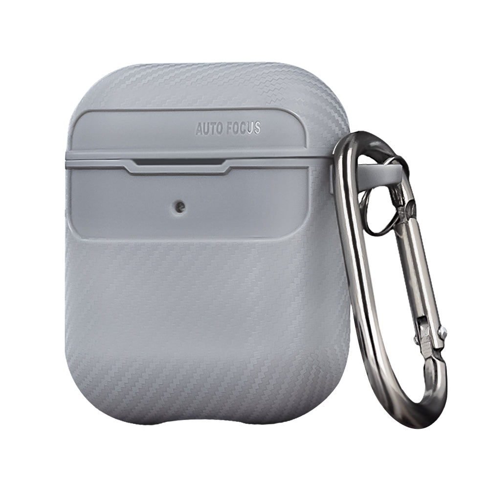 Carbon case for Airpods / Airpods 2 grey