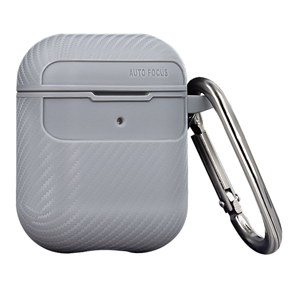 Carbon case for Airpods / Airpods 2 grey
