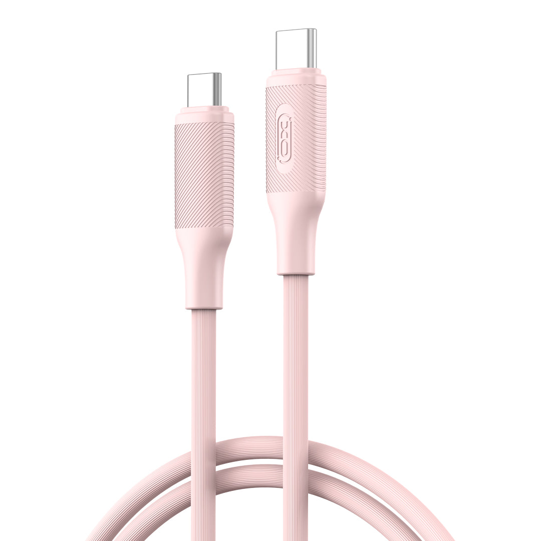 XO cable NB-Q265B PD USB-C - USB-C 1,0m 60W pink
