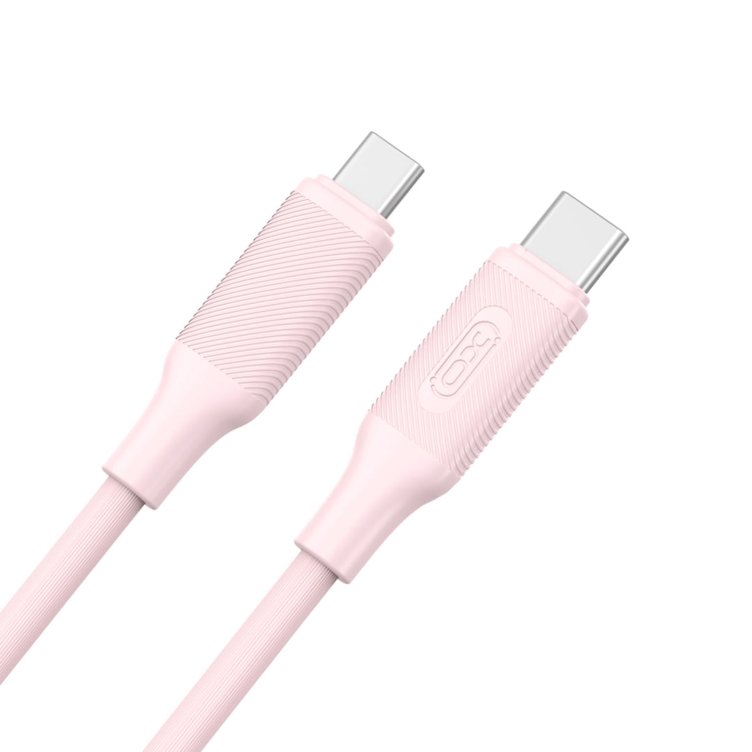 XO cable NB-Q265B PD USB-C - USB-C 1,0m 60W pink