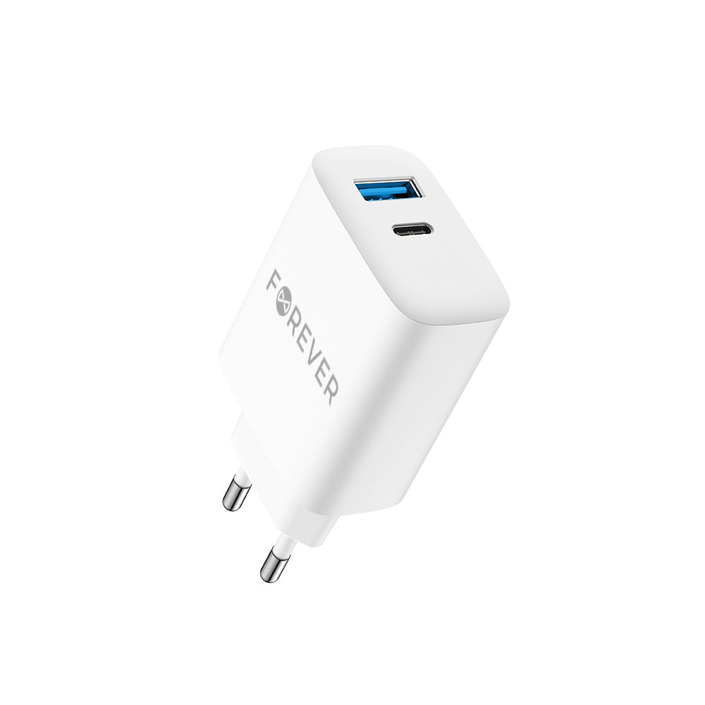Chargeur mural Forever TC-07 30W USB-C + USB