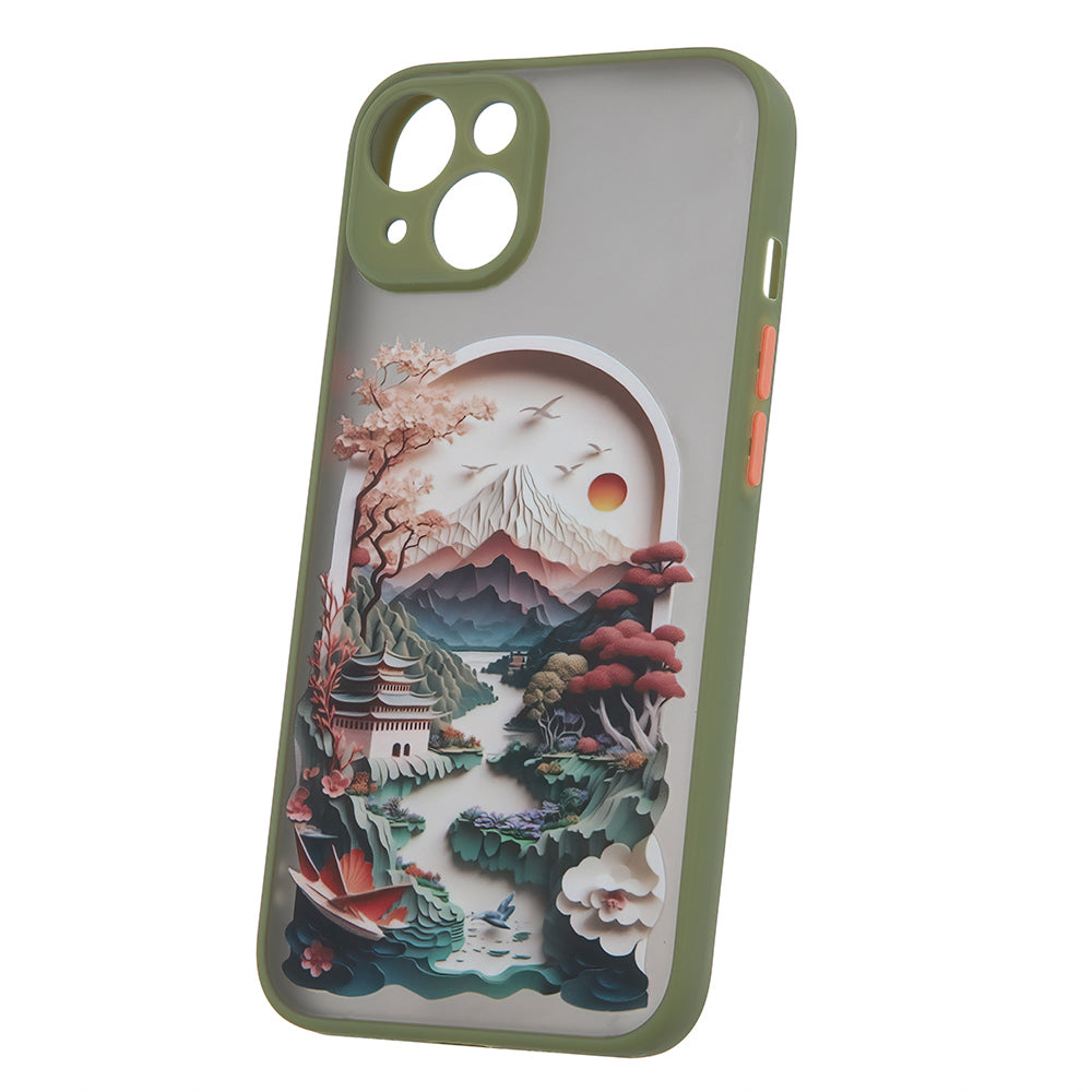 Ultra Trendy case for iPhone 14 6,1" Travel green