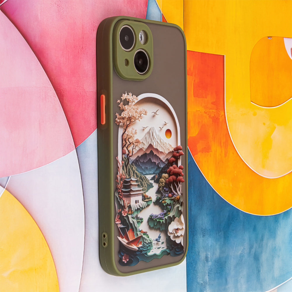 Ultra Trendy case for iPhone 14 6,1" Travel green