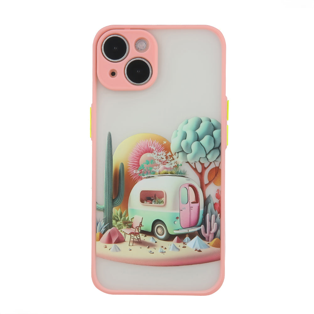 Ultra Trendy case for iPhone 14 6,1" Travel pink