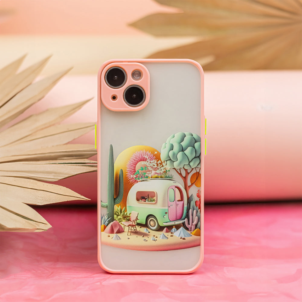 Ultra Trendy case for iPhone 14 6,1" Travel pink