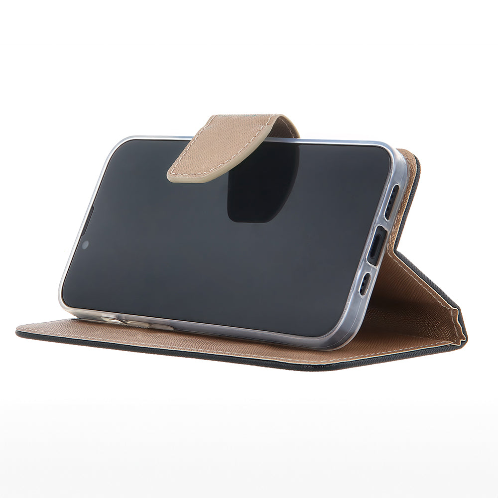 Smart Fancy case for iPhone 16 Pro 6,3" black-gold