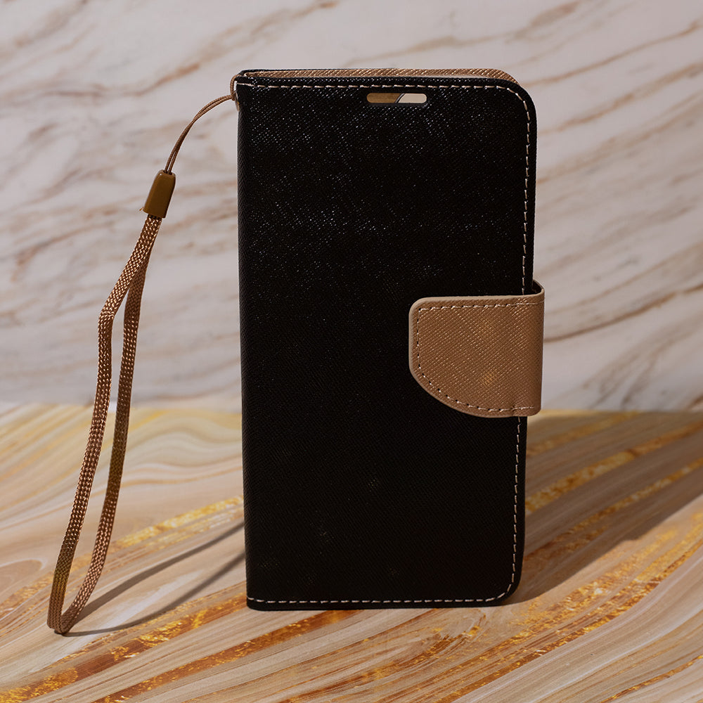 Smart Fancy case for iPhone 16 Pro Max 6,9" black-gold