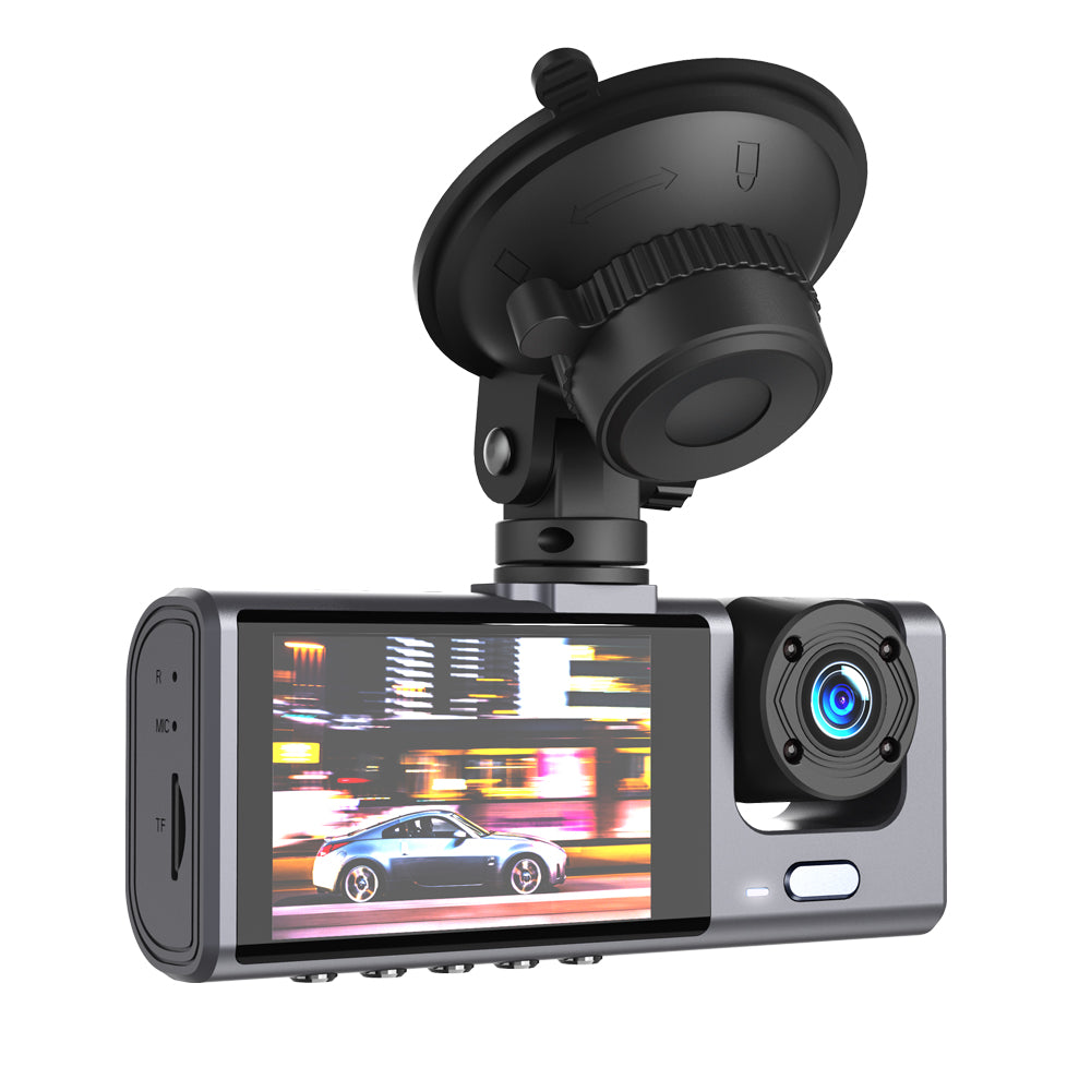XO camera car XJ03 front rear recorder FullHD black