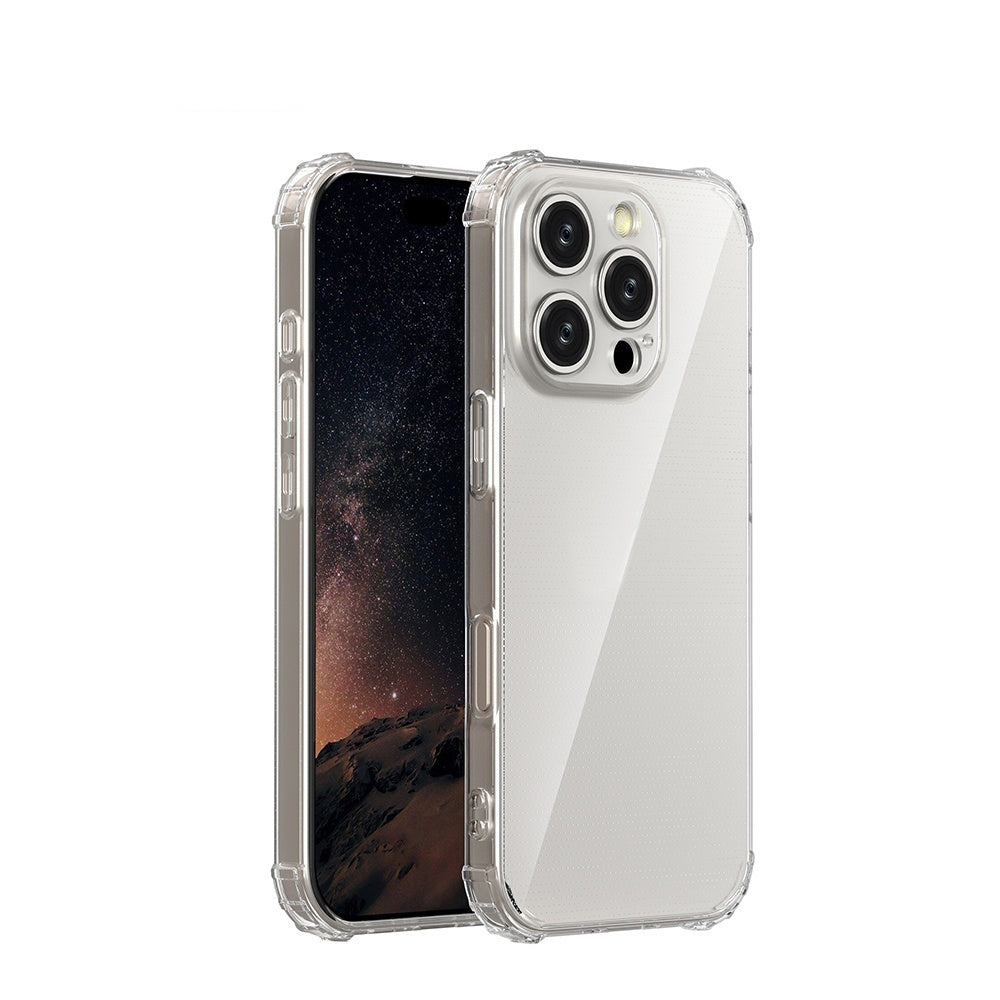 Anti Shock 1,5 mm case for iPhone 17 Pro Max 6,9" transparent big hole