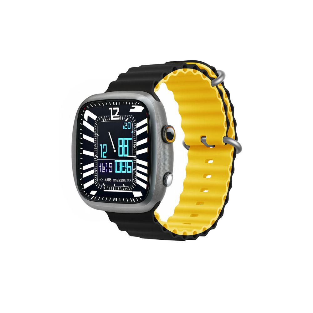 Devia strap Deluxe Sport6 for Apple Watch 38mm/ 40mm/ 41mm/ 42mm black yellow