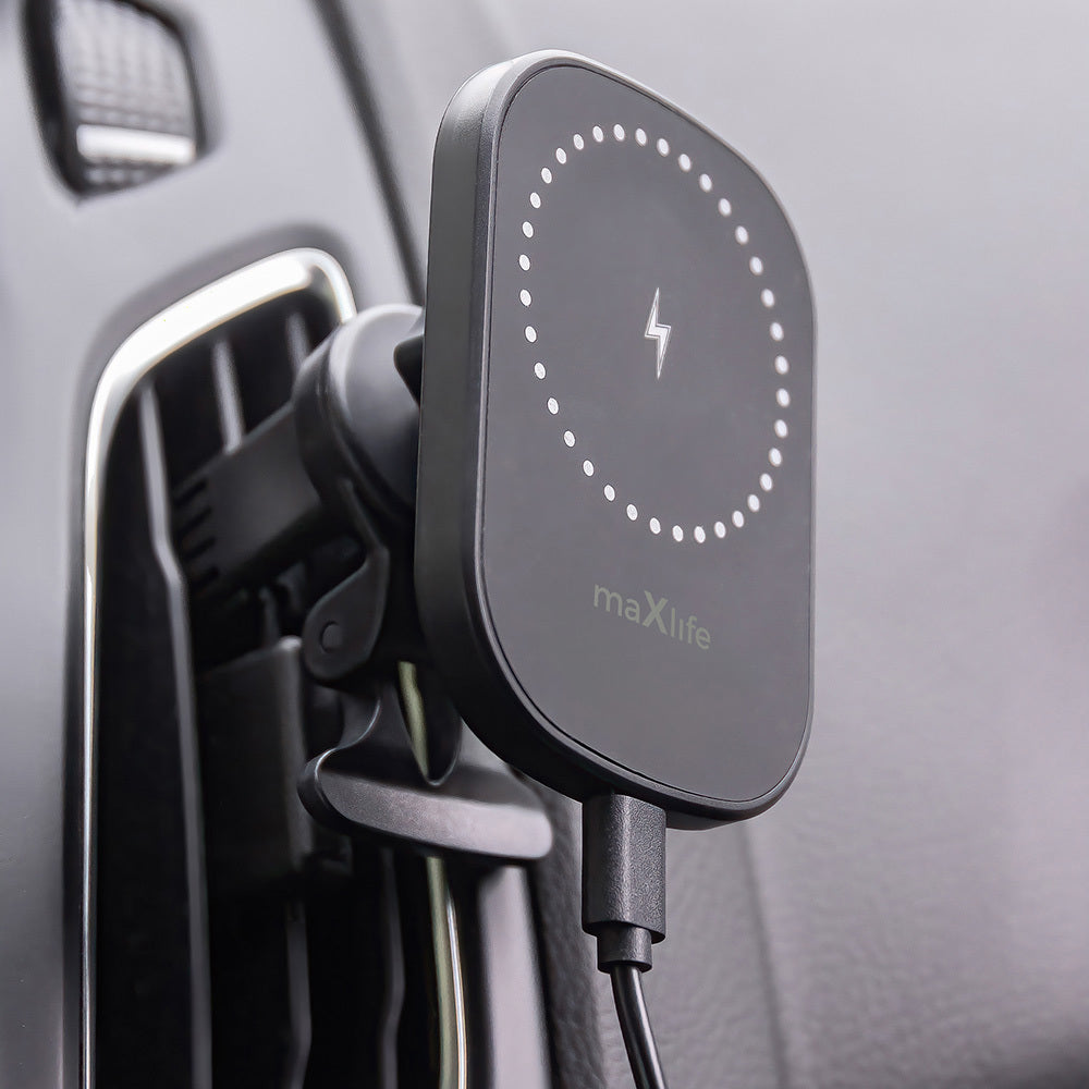 Support voiture Maxlife MXCH-16 magnétique 15W