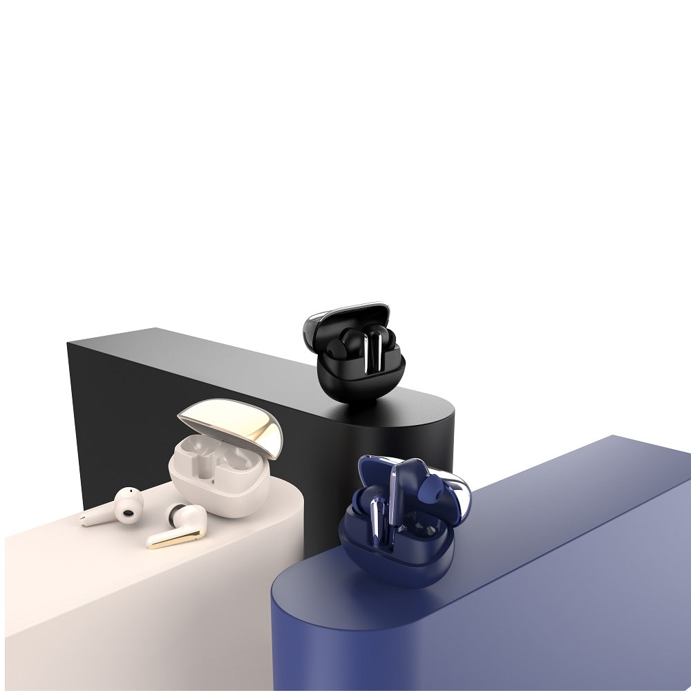 Écouteurs Devia Star E4 TWS — Bluetooth 5.3 ANC noir