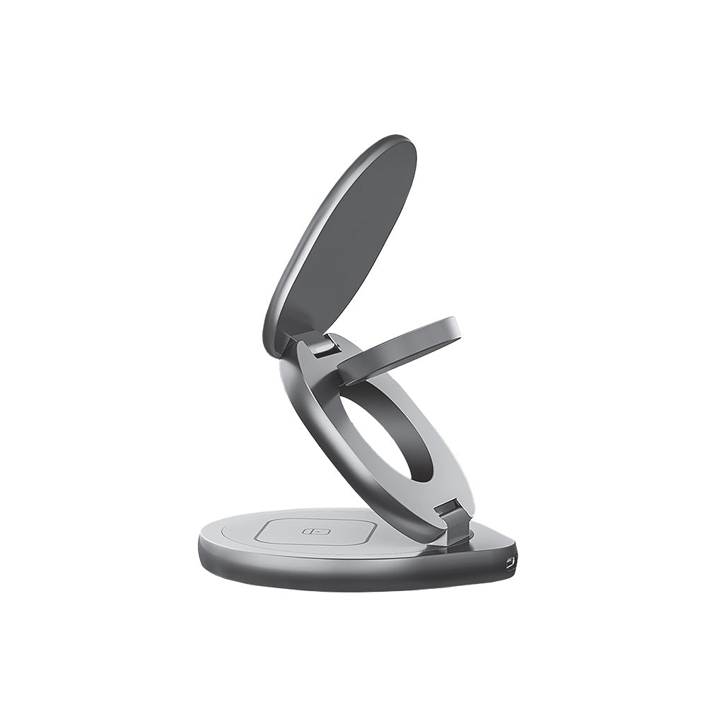 Chargeur sans fil magnétique Forever MAWC-200 15W gris — 3 en 1 MagSafe