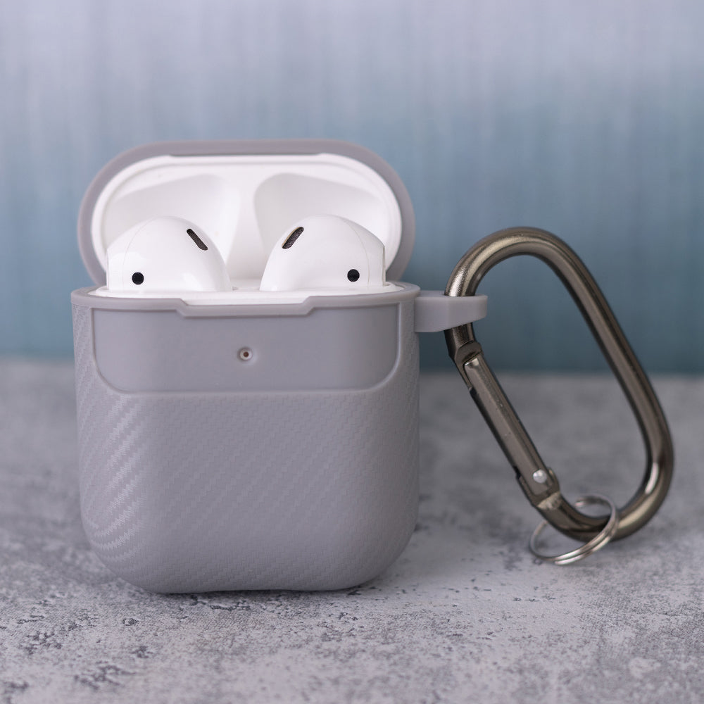 Carbon case for Airpods / Airpods 2 grey