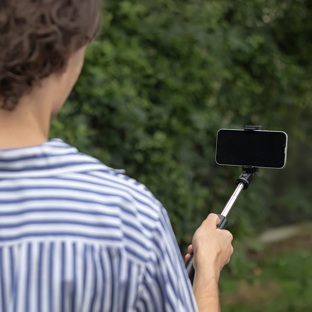 Support Maxlife MXST-100 Bluetooth selfie stick tripod noir