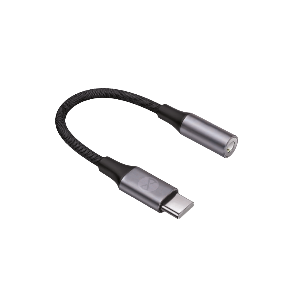 Adaptateur audio Forever AJC-01 jack 3,5 mm vers USB-C noir