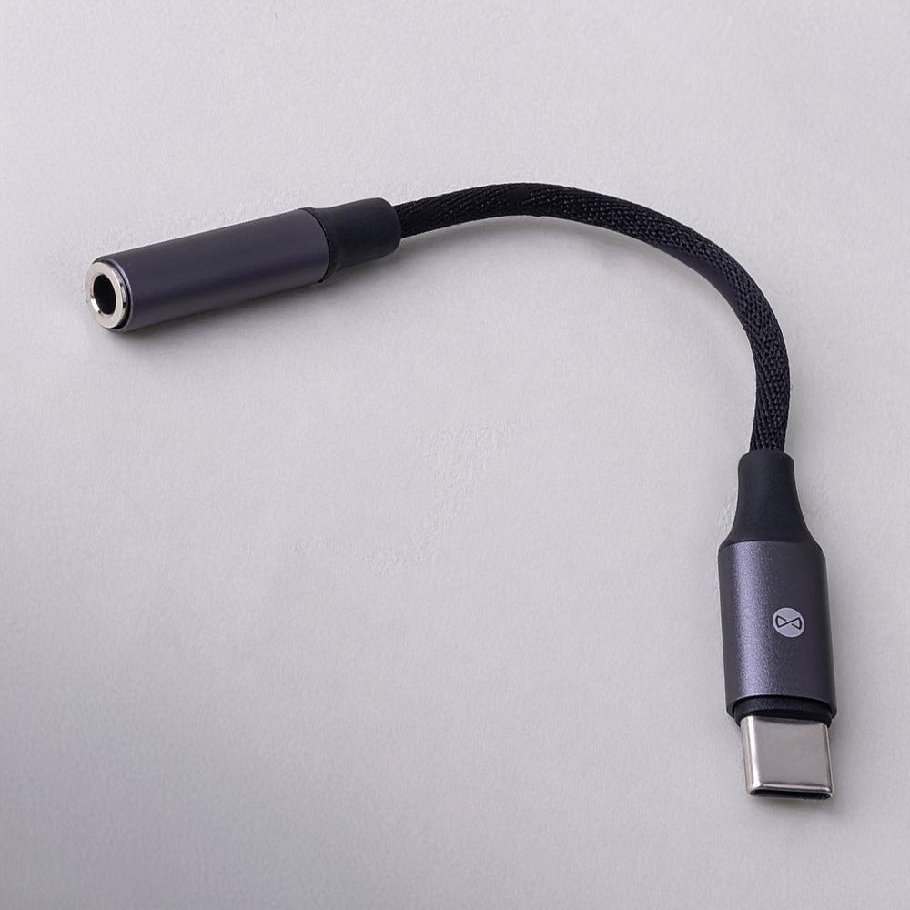 Adaptateur audio Forever AJC-01 jack 3,5 mm vers USB-C noir