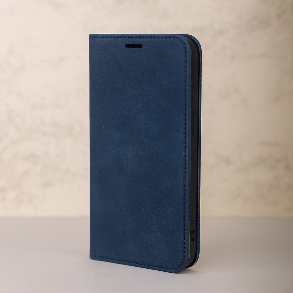 Coque Portefeuille TFO Samsung Galaxy A52 — Cuir Bleu