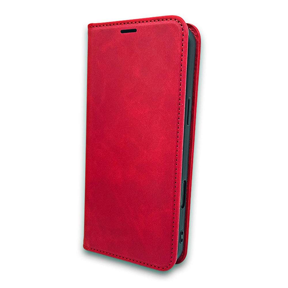 Coque portefeuille TFO pour iPhone 11 — cuir synthétique rouge