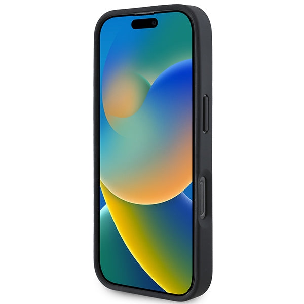 Mercedes case for iPhone 16 Pro Max 6,9" MEHCP16X23RWRSA Hardcase MB Waves Leather anthracite gray