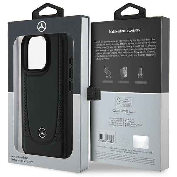 Mercedes case for iPhone 16 Pro Max 6,9" MEHCP16XARMBK Hardcase Leather Urban black
