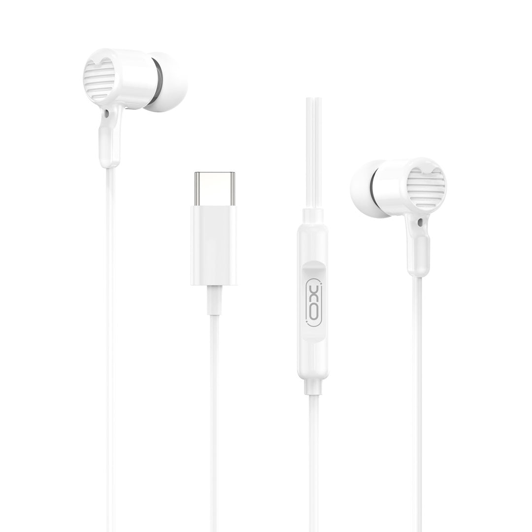 Écouteurs XO EP81 — USB-C blanc