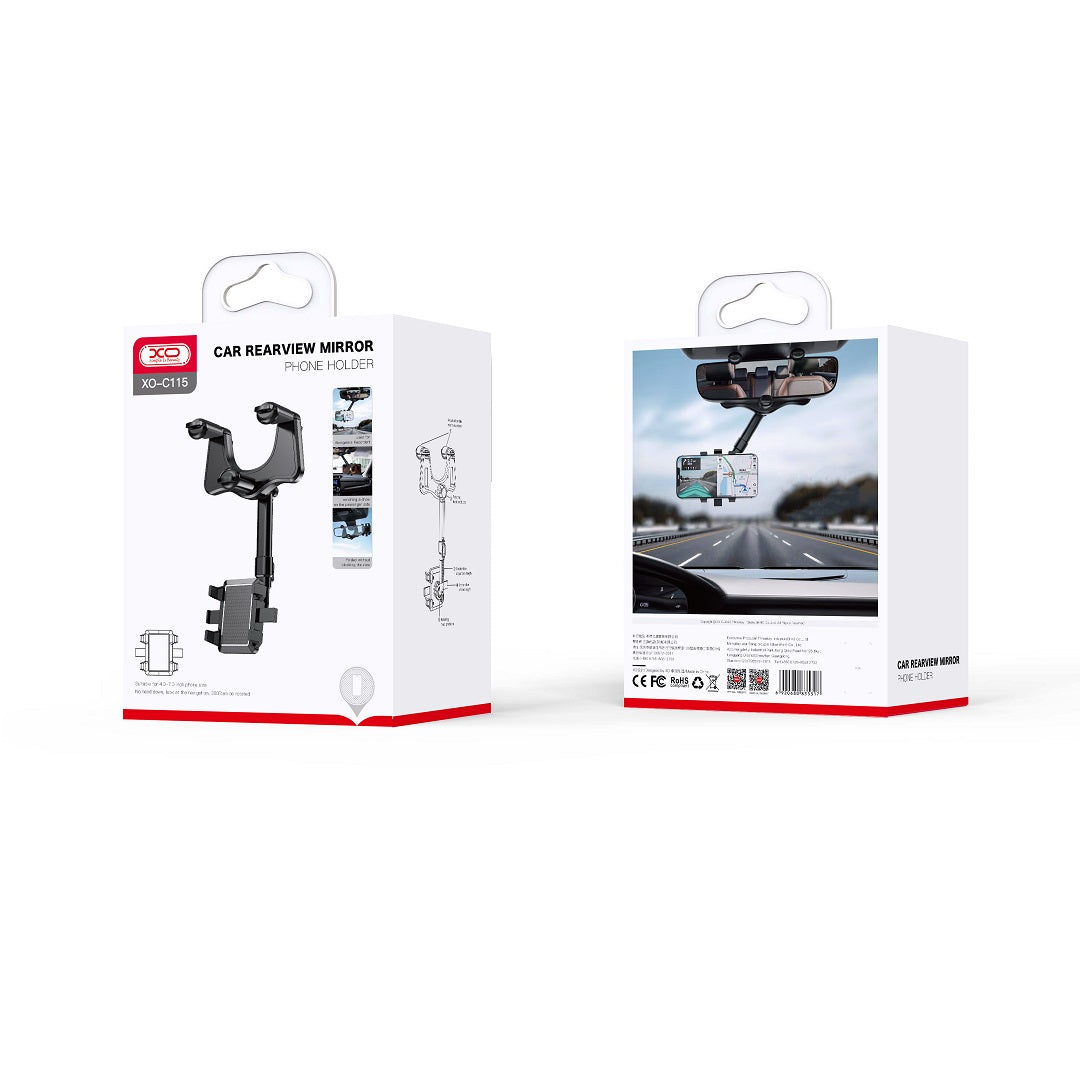 Support voiture XO C115 pour rétroviseur — noir