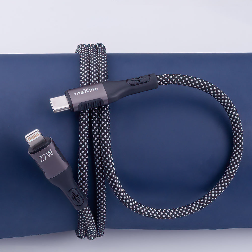 Câble USB-C vers Lightning Maxlife MXUC-11 — 1m 27W