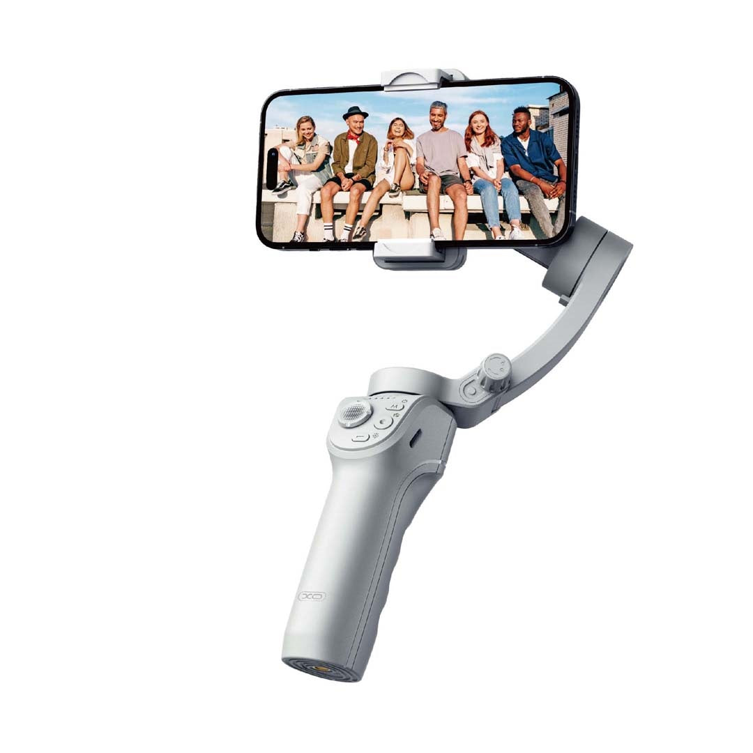 Support XO SS17 gimbal selfie stick Bluetooth tripod gris
