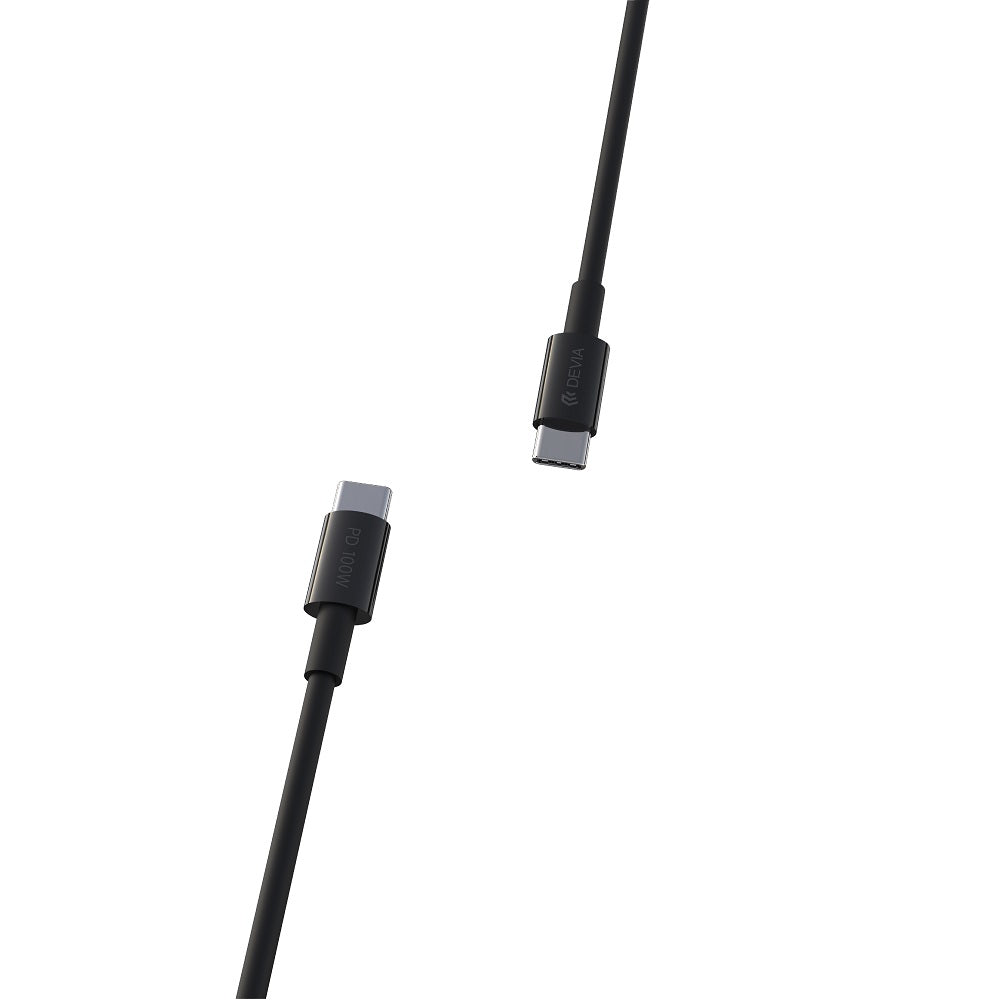 Câble Devia Smart EC317 USB-C vers USB-C 1,5 m — 100W PD Fast Charging