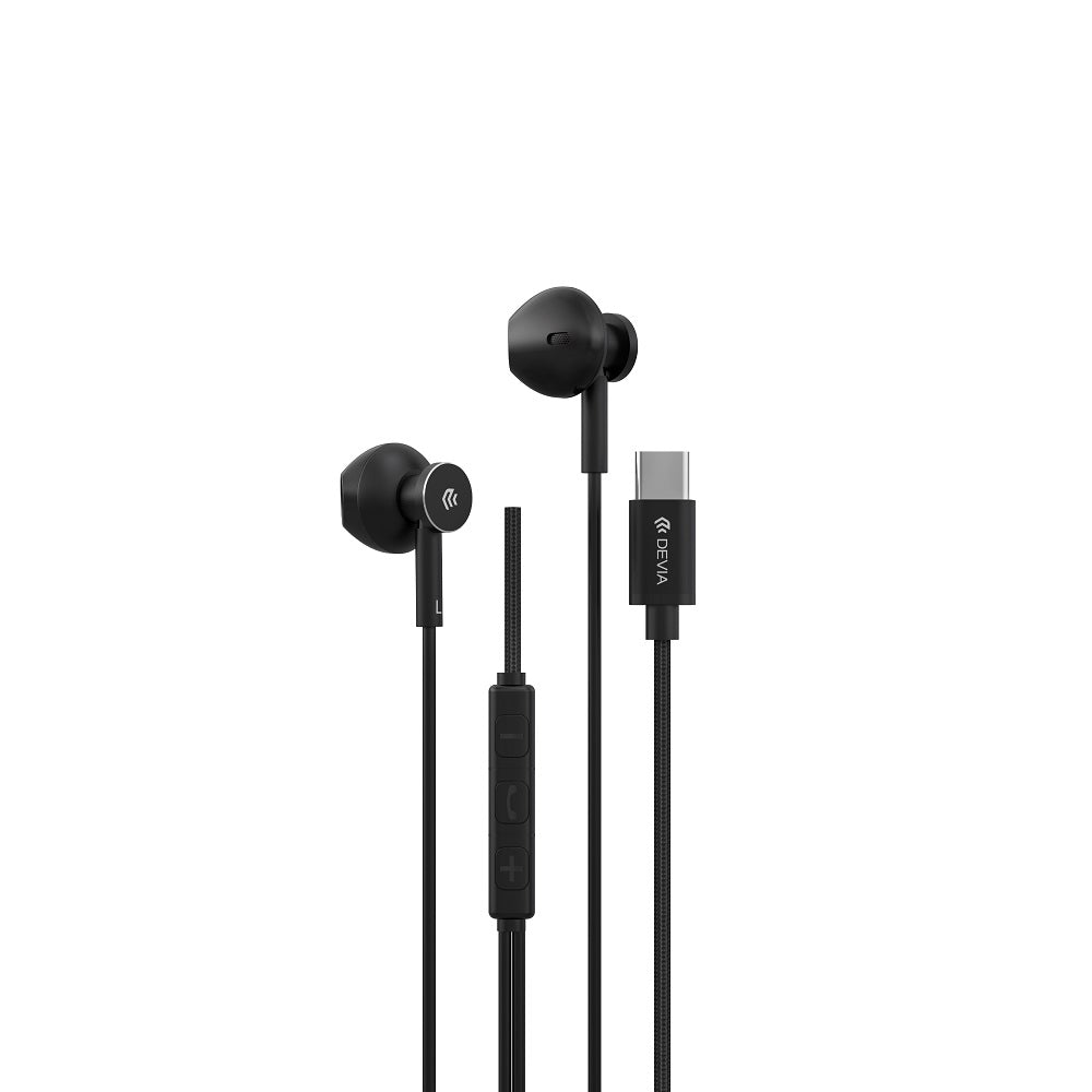 Devia wired earphones Smart M2 Digital Metal USB-C black