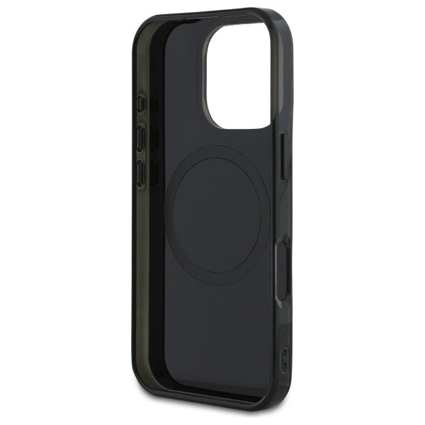 Mercedes case for iPhone 16 Pro 6,3" MEHMP16L23HRSK Hardcase MB Double Layer Crossed Lines MagSafe black