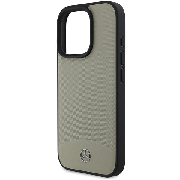 Mercedes case for iPhone 16 Pro Max 6,9" MEHMP16X23RBARE Hardcase MB Textured and Plain Leather MagSafe beige