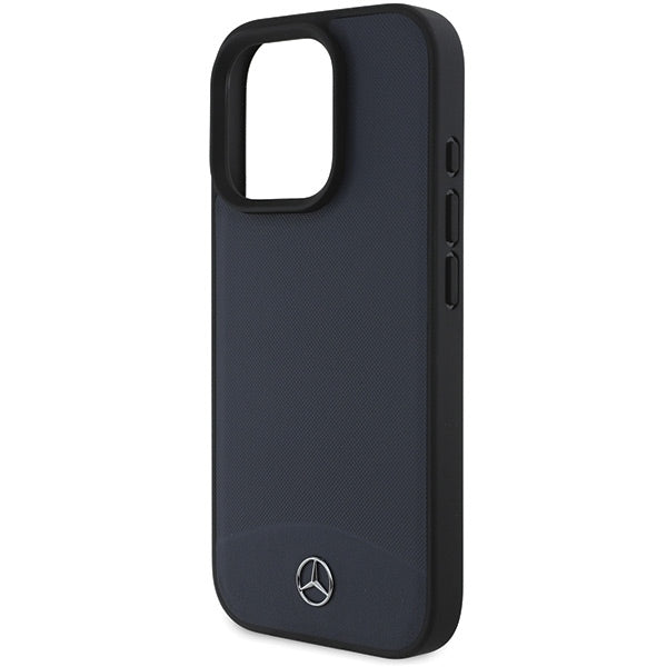 Mercedes case for iPhone 16 Pro Max 6,9" MEHMP16X23RBARV Hardcase Textured And Plain Leather MagSafe navy blue
