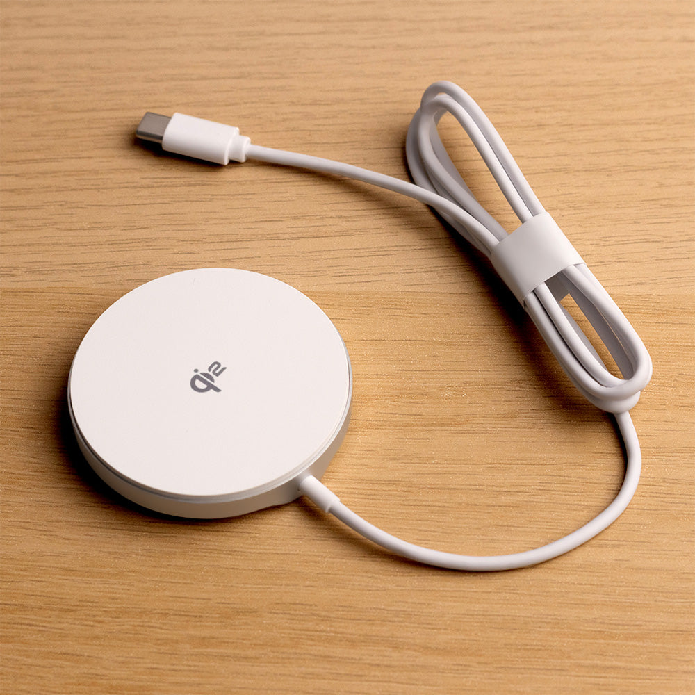 Chargeur sans fil Forever MAWC-300 Qi2 15W magnétique argent