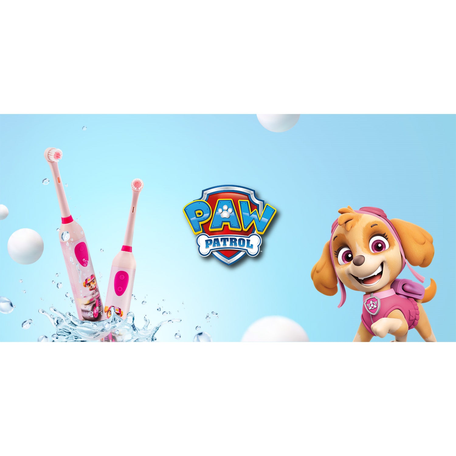 Paw Patrol Kids' Oscillating Toothbrush MOTO Pink