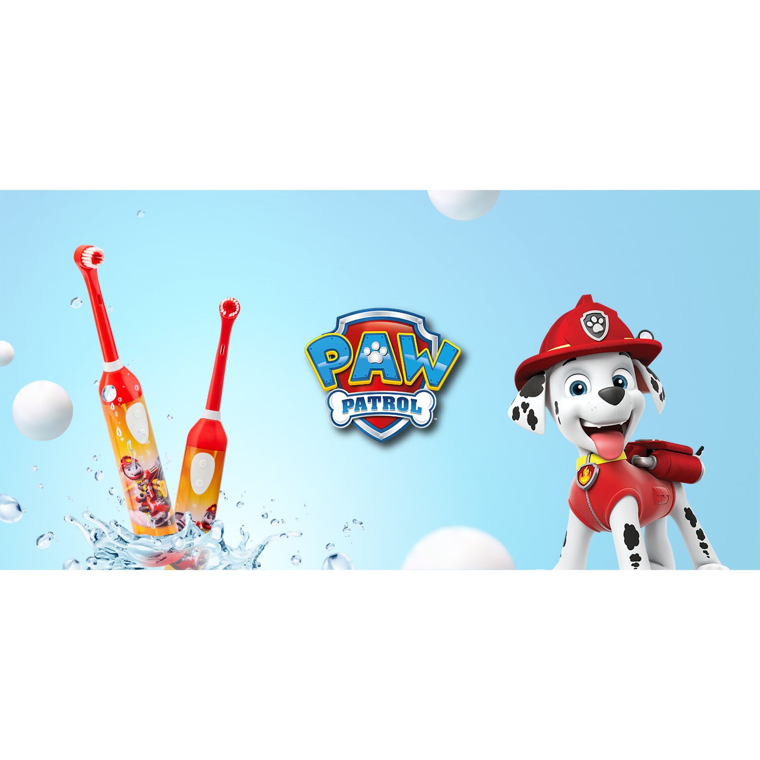 Paw Patrol Kids' Oscillating Toothbrush MOTO Red
