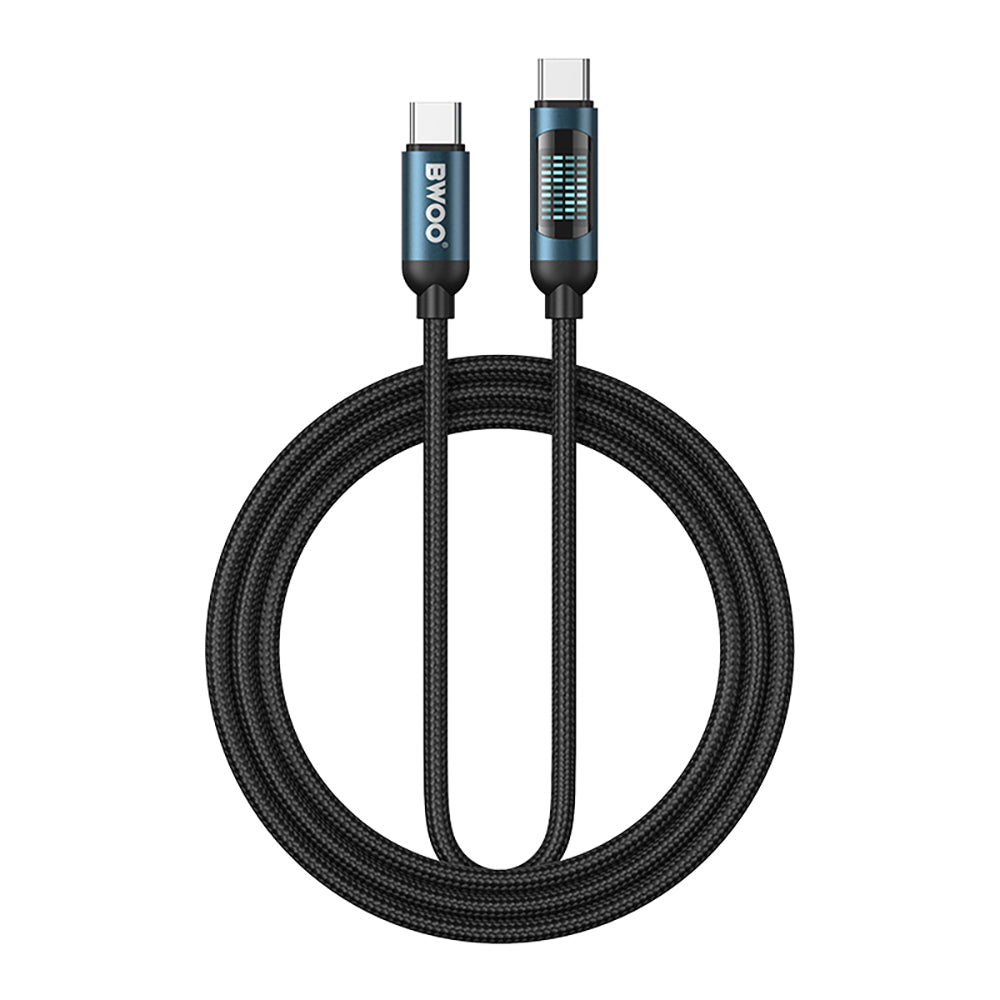 Câble USB-C BWOO 1m 60W avec affichage LED