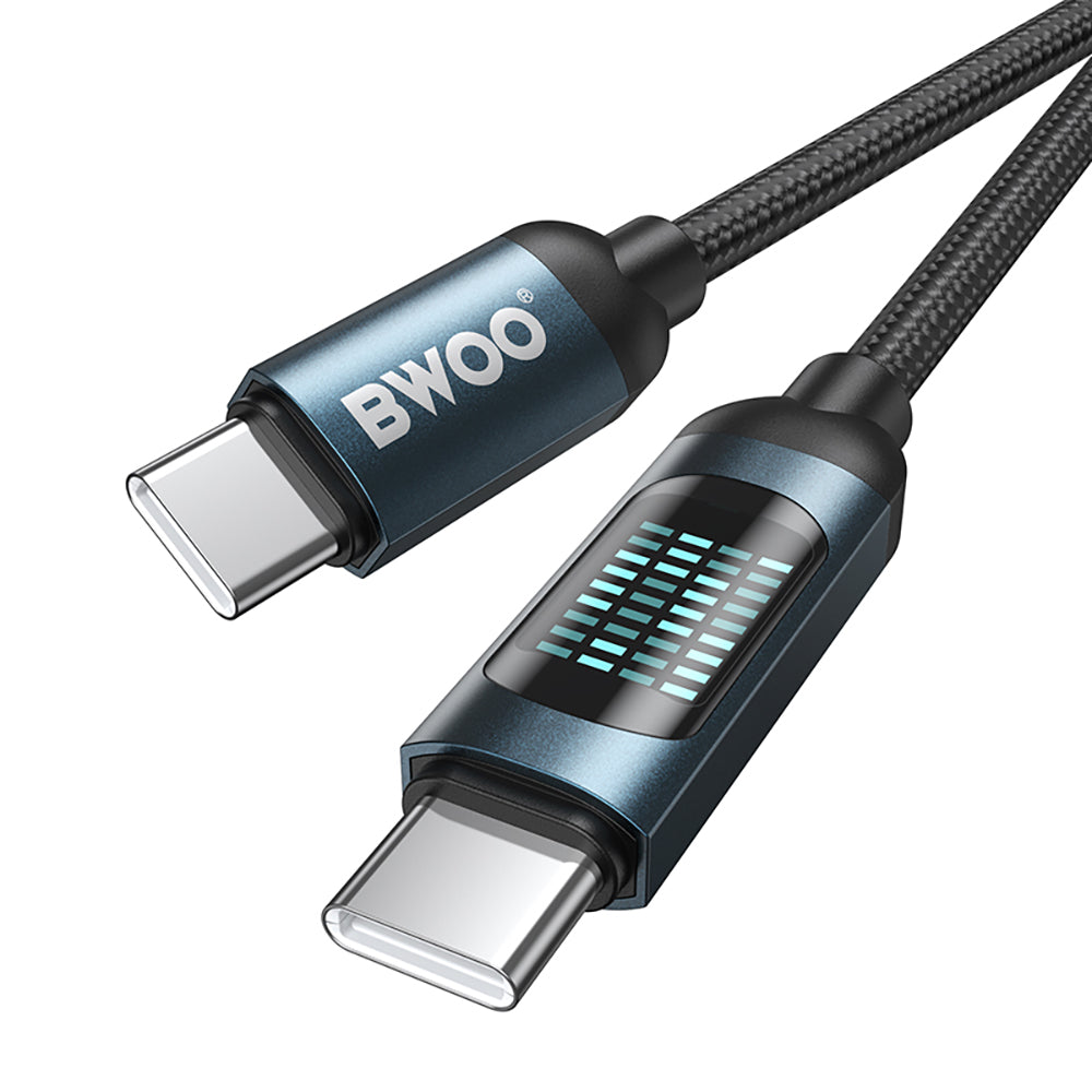 Câble USB-C BWOO 1m 60W avec affichage LED