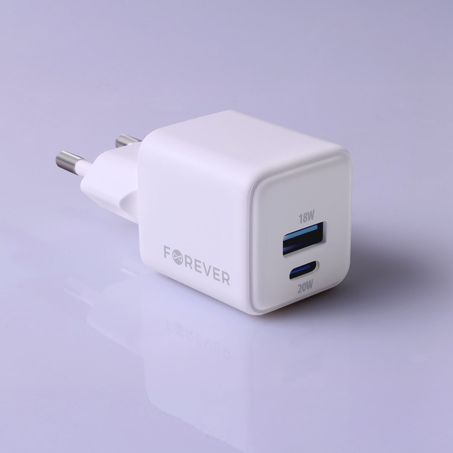 Chargeur Forever TC-08 20W USB-C USB-A GaN