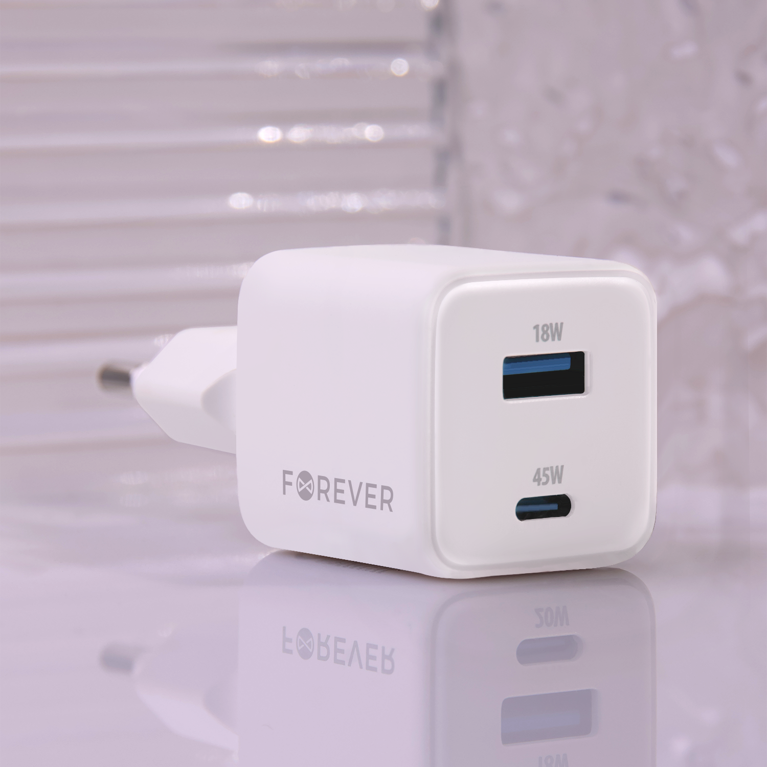 Chargeur Forever TC-08 45W USB-C/USB — GaN PD QC