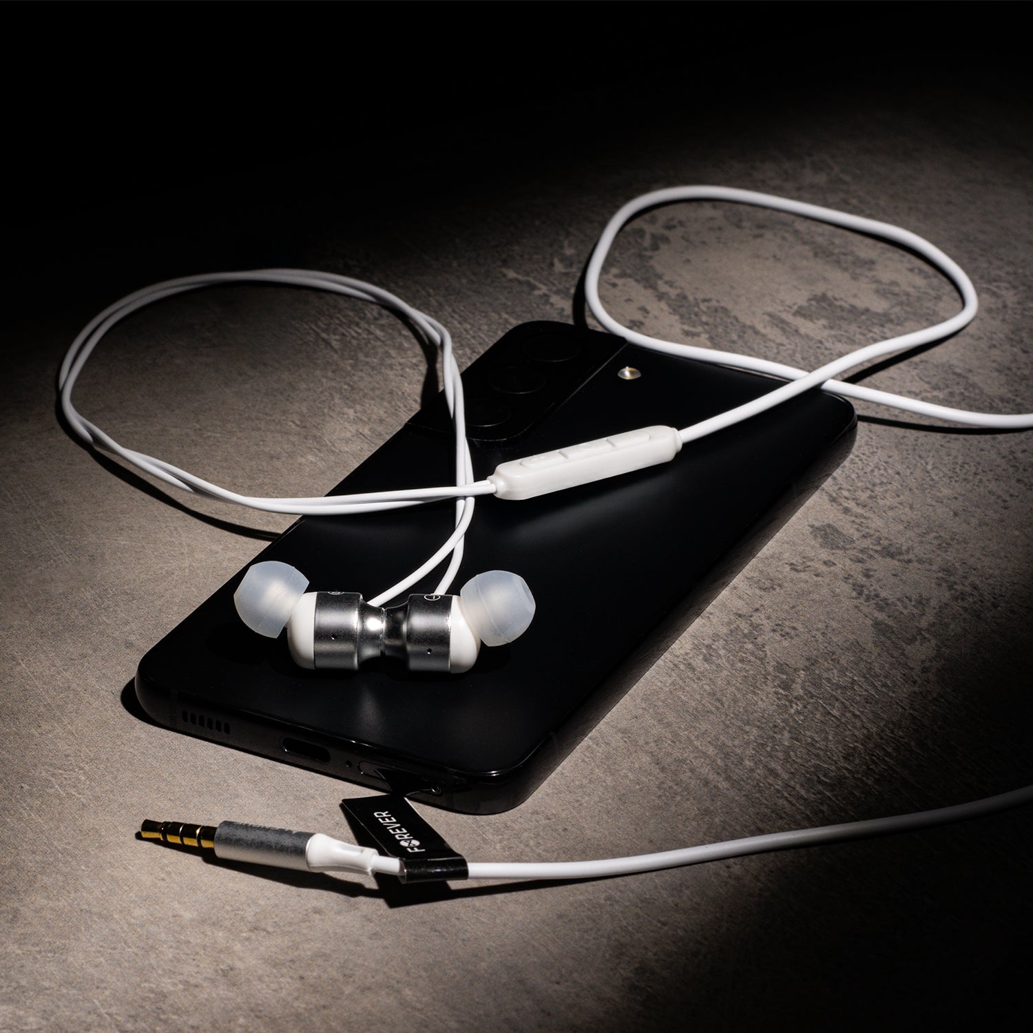 Écouteurs Forever EP-01 — Jack 3,5mm blanc