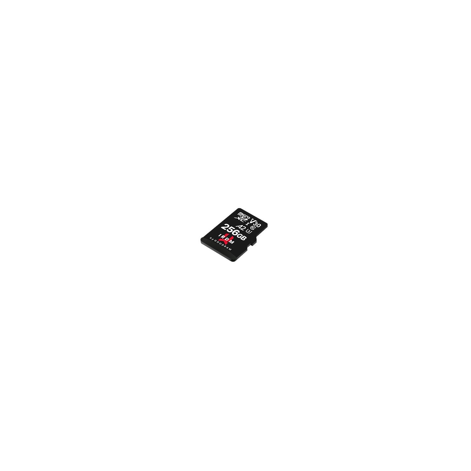 GoodRam memory card IRDM 256GB microSD UHS-I U3 V30 with adapter