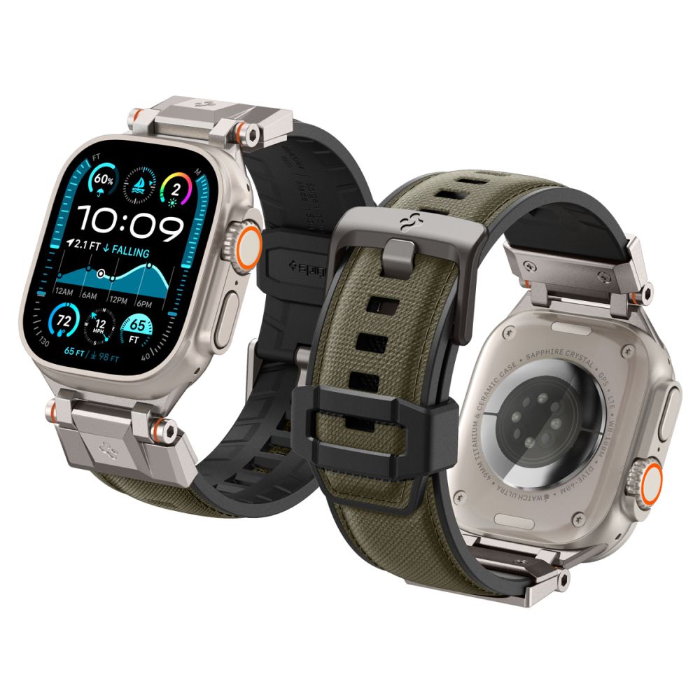 Spigen DuraPro Armor for Apple Watch 6 / 7 / 8 / 9 / 10 / SE / Ultra 1 / 2 (44 / 45 / 46 / 49mm) Military Green