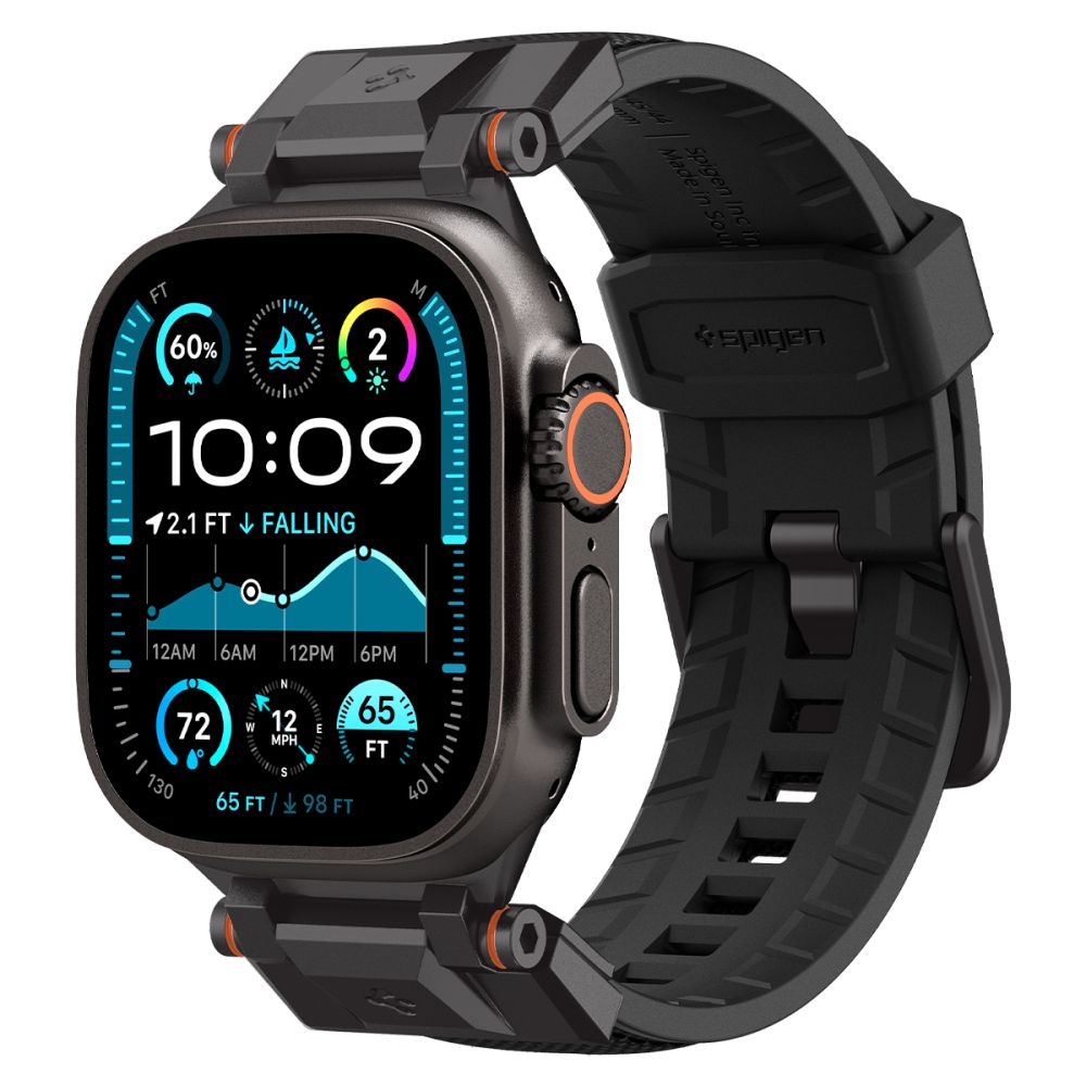Spigen DuraPro Armor for Apple Watch 6 / 7 / 8 / 9 / 10 / SE / Ultra 1 / 2 (44 / 45 / 46 / 49mm) Black